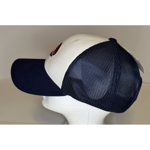 COSTA Del Mar Chesapeake SnapBack Trucker Hat Cap Blue Red White OSFA - Picture 8 of 11